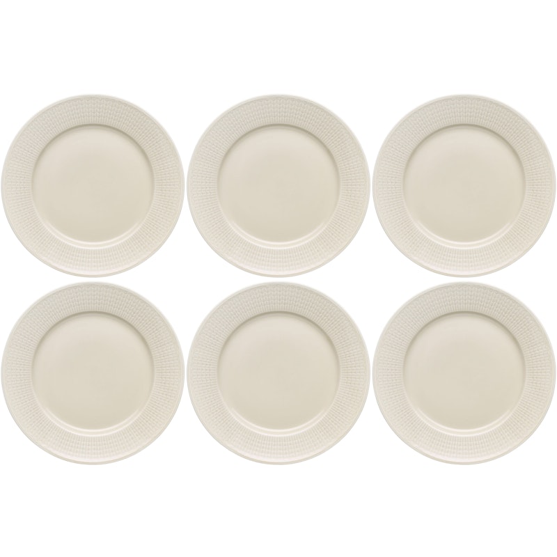 Swedish Grace Plate 27 cm 6-pack, Oat (Beige)