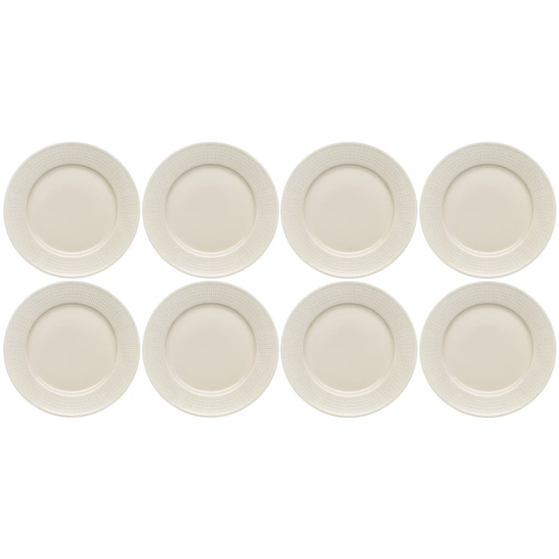 Swedish Grace Plate 27 cm 8-pack, Oats