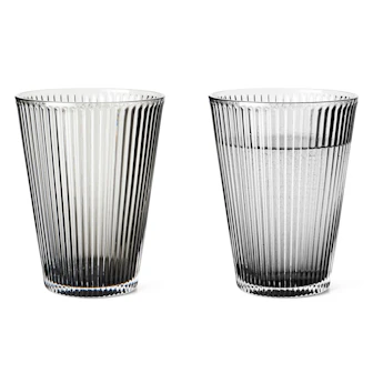 short wine glass Set Of 6 Ribbed Glass Wine Glasses  Rockett St George