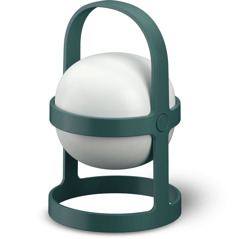 Soft Spot Solar Circular Lamp Portable 25 cm, Forest Green