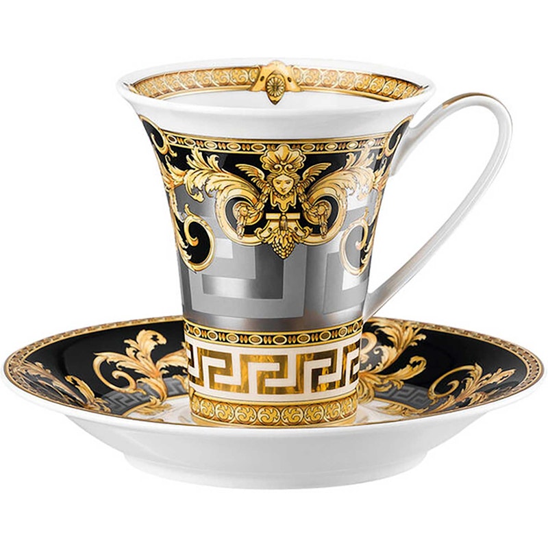Versace Prestige Gala Coffee Cup With Saucer | RoyalDesign