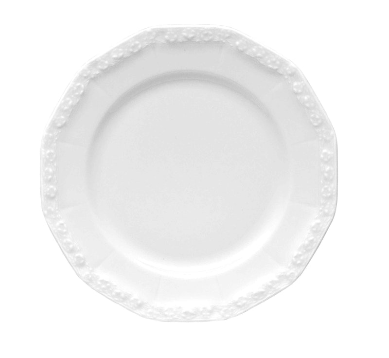 Maria Plate 17 cm, White