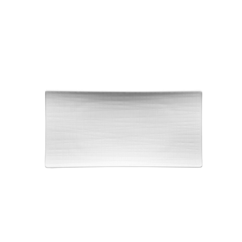 Mesh Relief Plate M, White