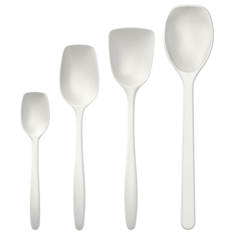 NEW Classic Pot Spoon Set 4-pack, White