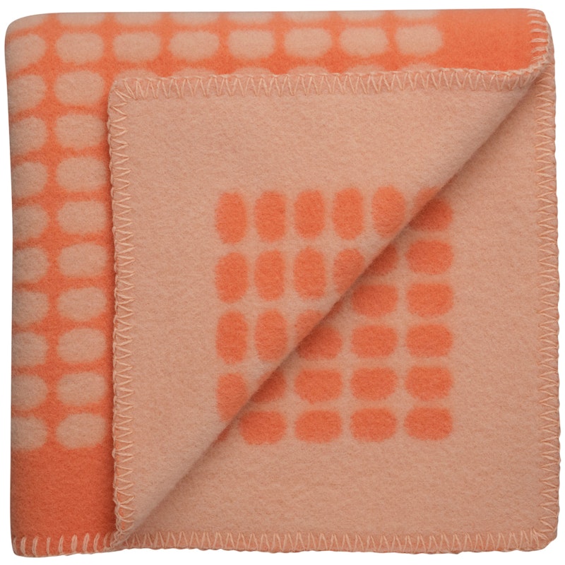 Palette Wool Plaid 100x135 cm, Coral