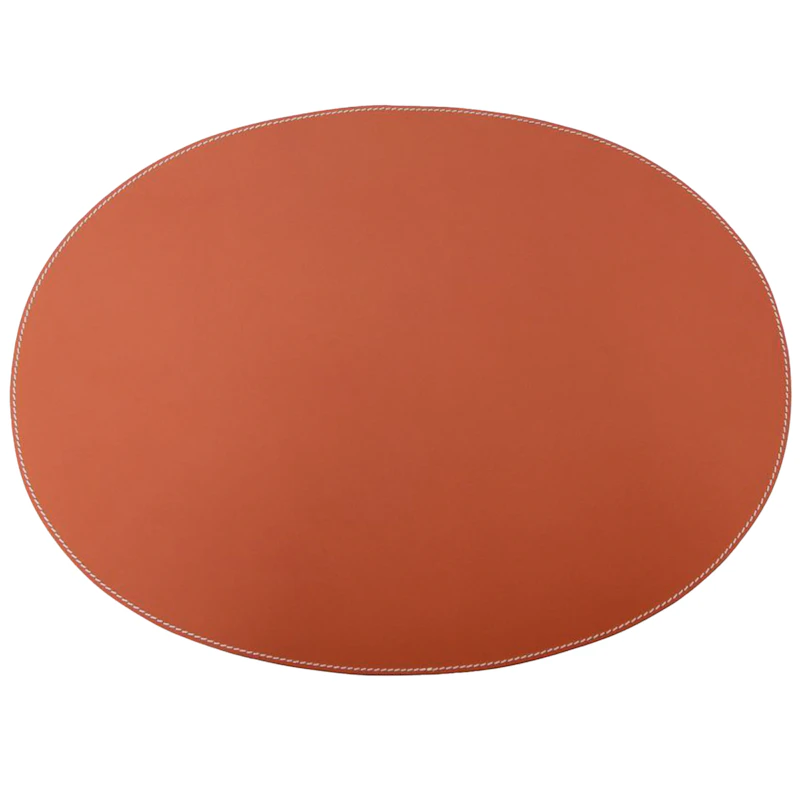 Placemat Oval 35x48cm, Cognac
