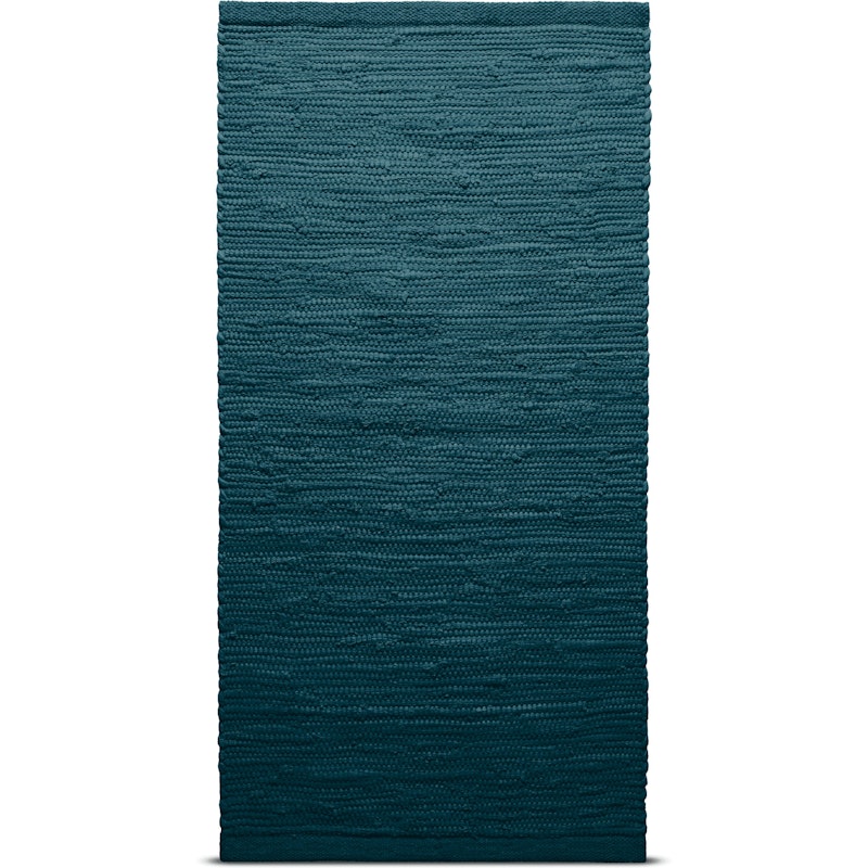 Cotton Rug Petroleum, 75x200 cm