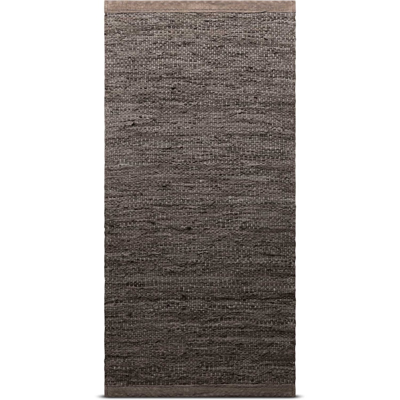 Leather Rug 60x90cm, Wood