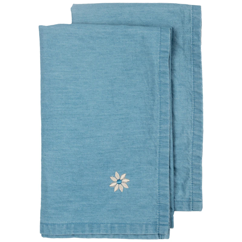 Eden Cloth Napkin 45x45 cm 2-pack, Blue