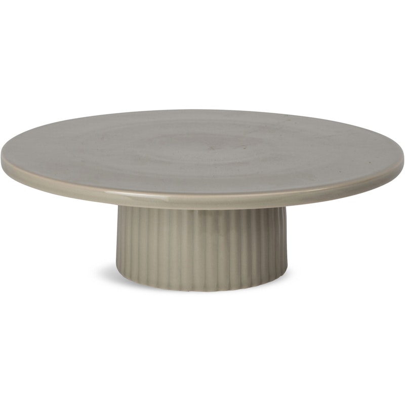 Flora Cake Plate 25,5 cm, Beige