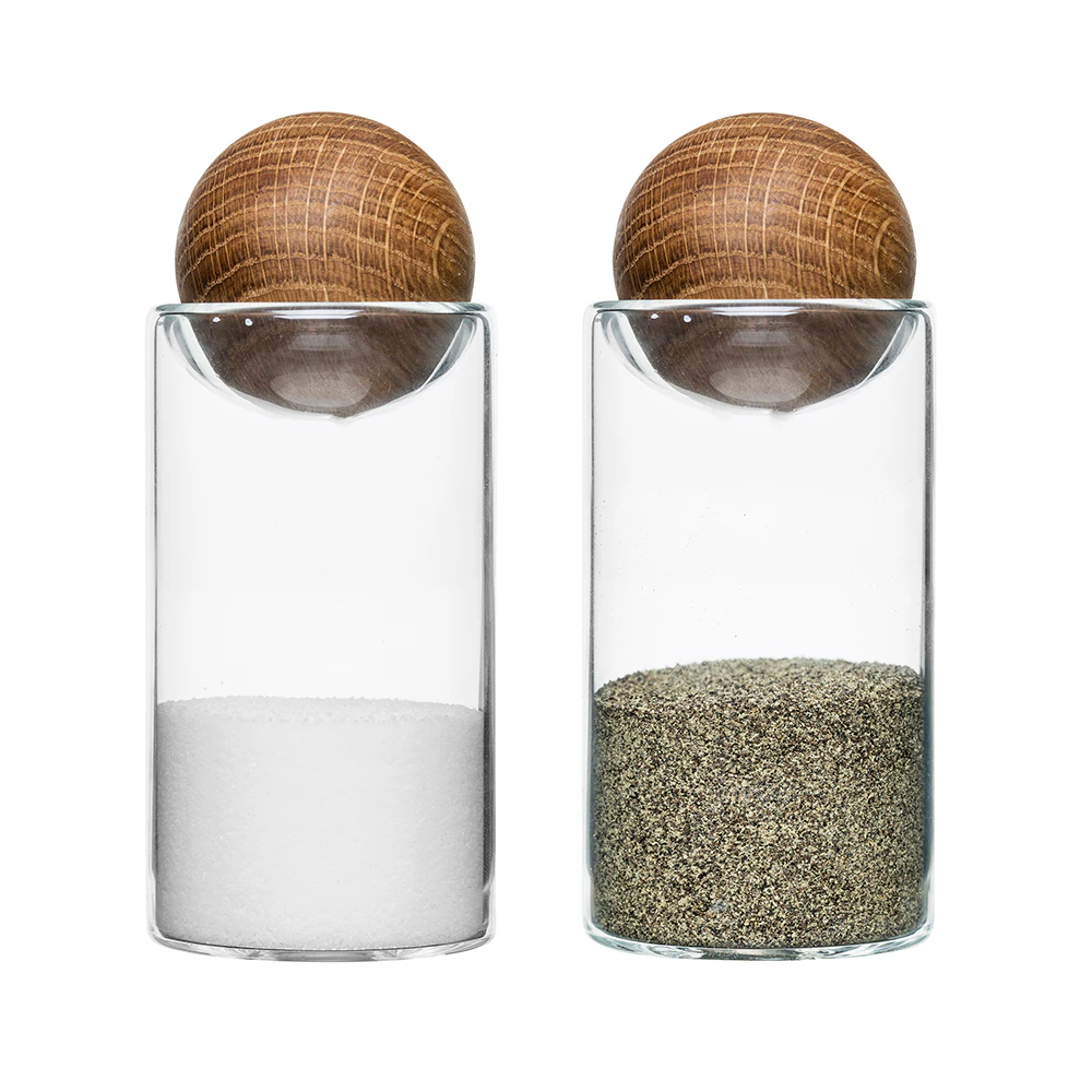 Sagaform Oval Oak Salt and Pepper - Thumbnail 2