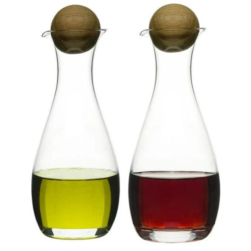 Sagaform Oval Oak Oil/Vinegar Bottle