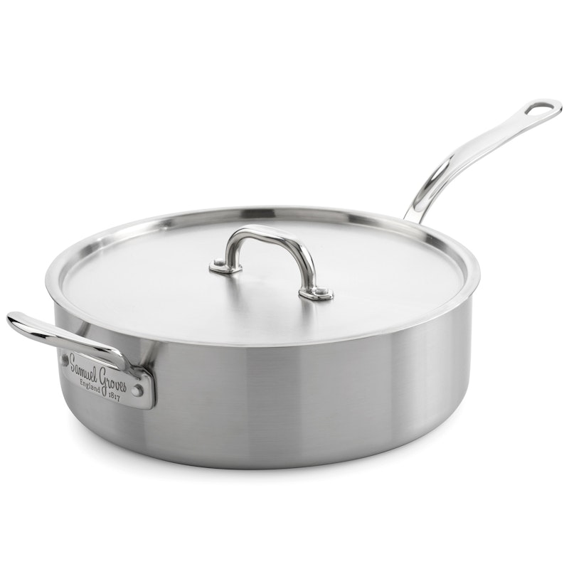 Sauté Pan With Lid Stainless Steel, Ø26 cm