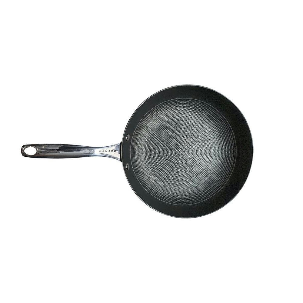 26/28/30CM Frying Pan Hot Pot Stainless Steel Non Stick Pan