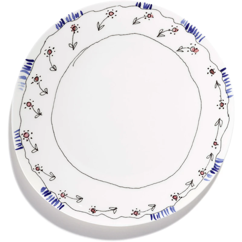 Anemone Milk Dinner Plate