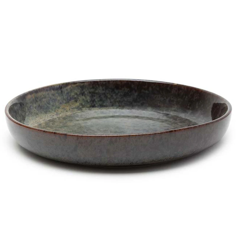 Surface Deep Plate Large, Indi Grey