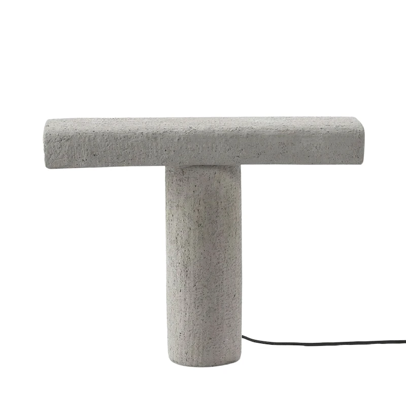 FCK Table Lamp, Cement