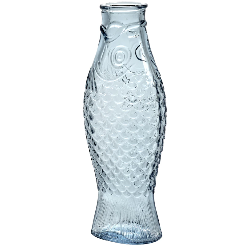 Fish & Fish Vase 1 L, Blue