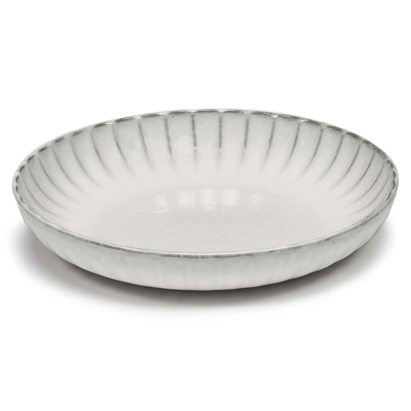 Inku Deep Plate Medium, White