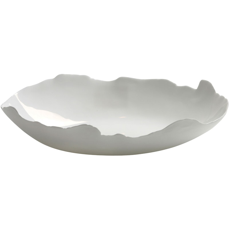 Sjanti Deep Fat Oval, White