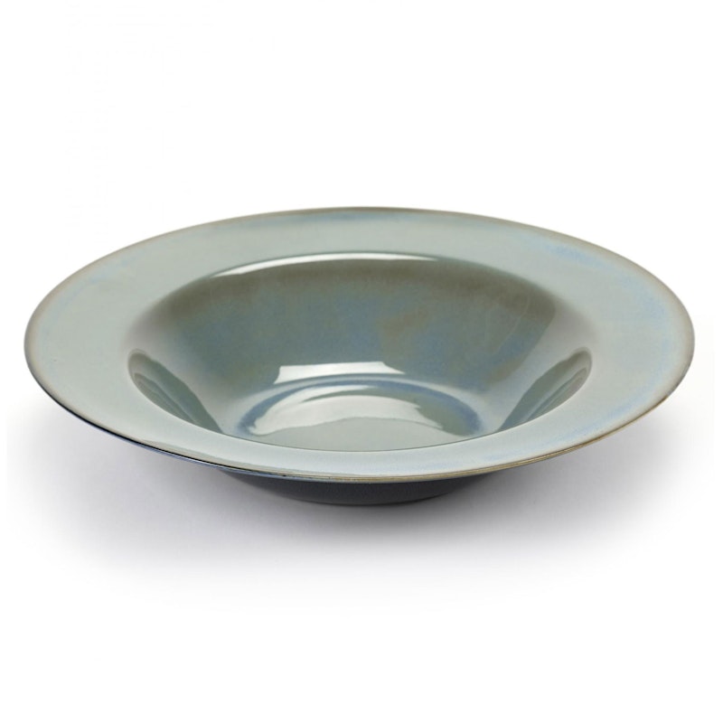 Terres De Rêves Deep Plate, Blue grey