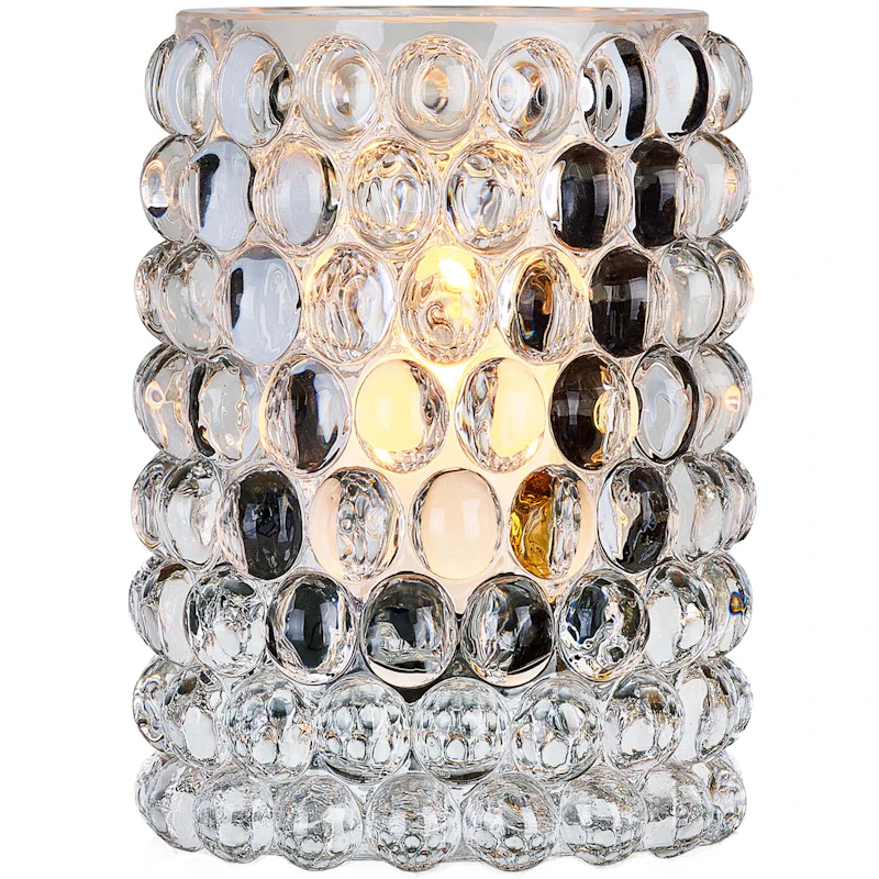 Hurricane Boule Candle Holder Large 18 cm, Clear