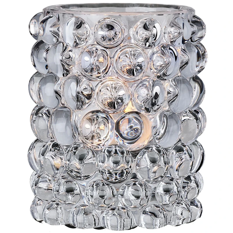 Hurricane Boule Candle Holder Regular 12 cm, Clear
