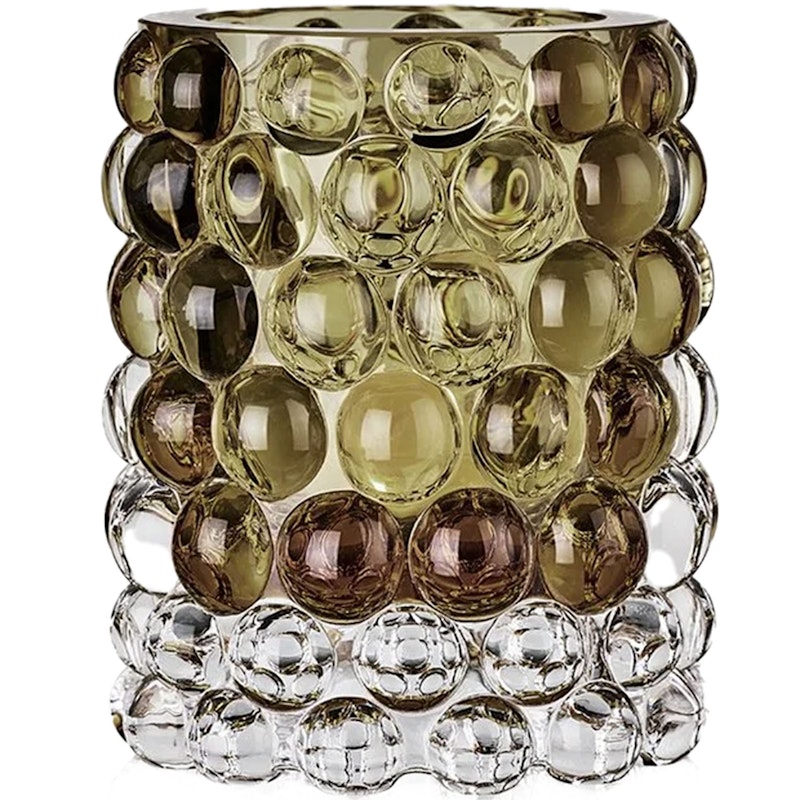 Hurricane Boule Candle Holder 12 cm, Olive