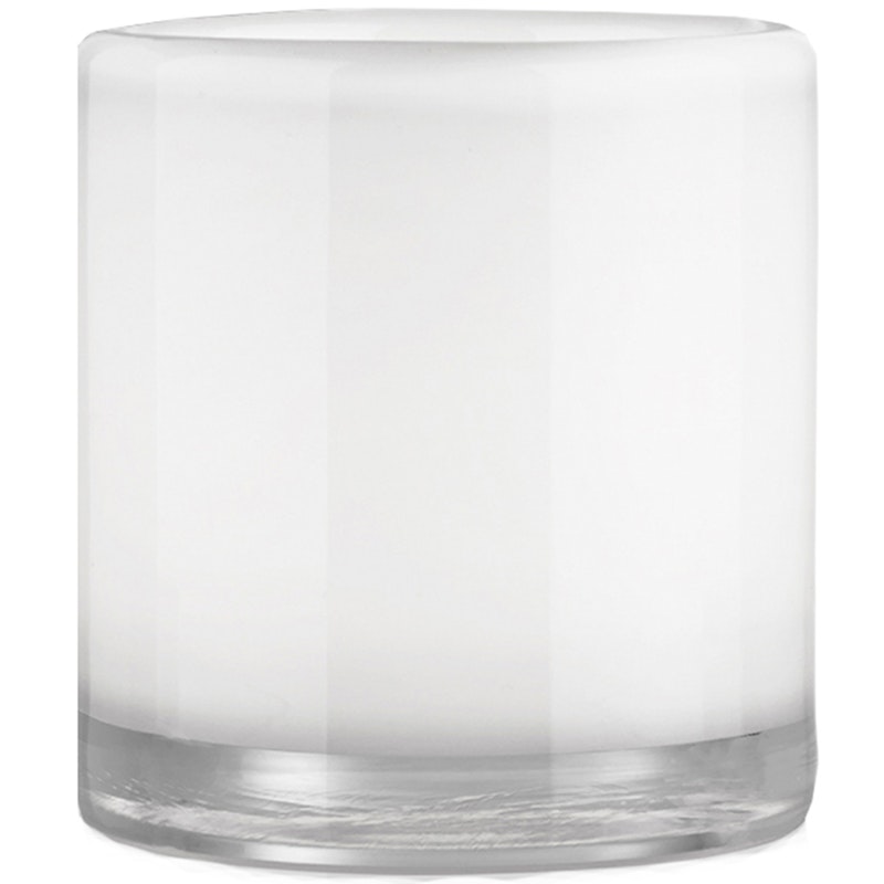 Hurricane Candle Holder 9 cm, White