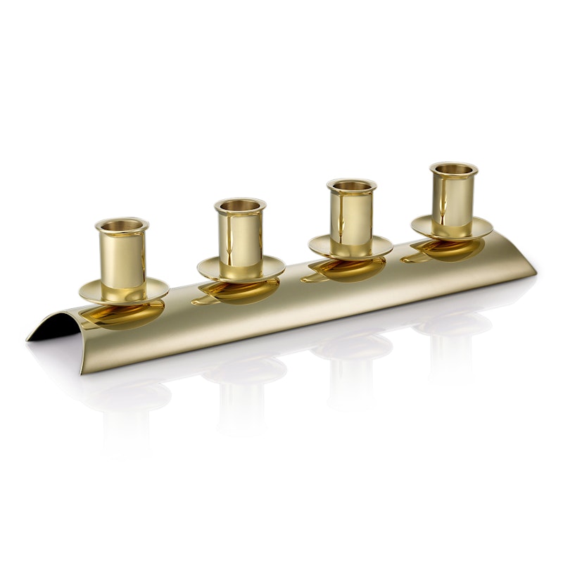 Candelabra Advent Candle Holder, Brass