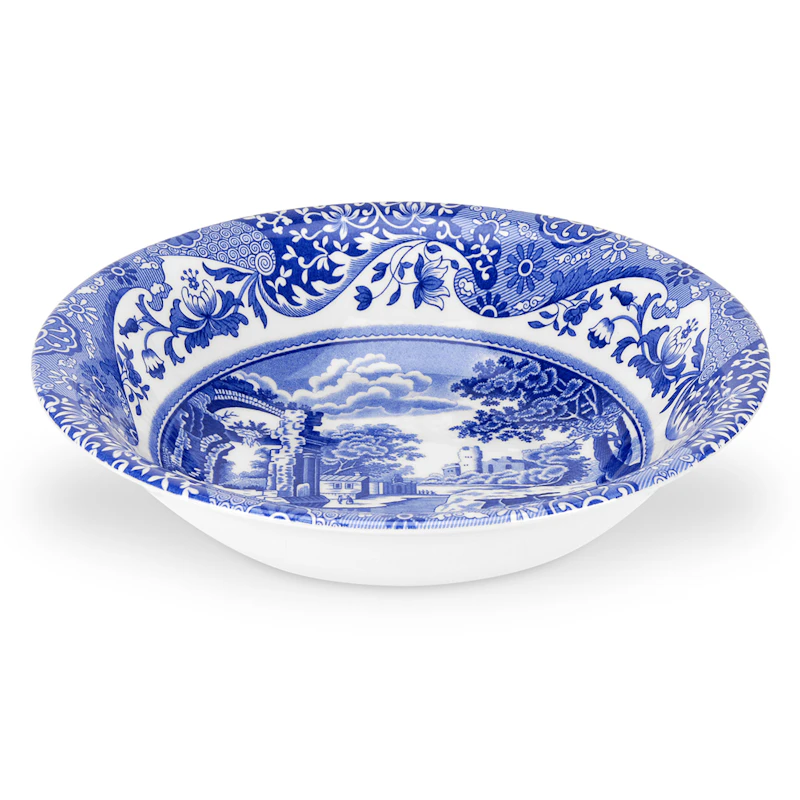Blue Italian Cereal Bowl