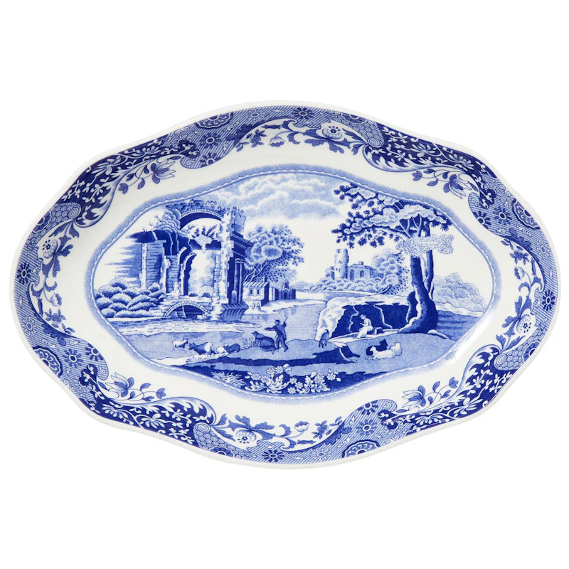 Blue Italian Dish, 14x21,5 cm from Spode | RoyalDesign
