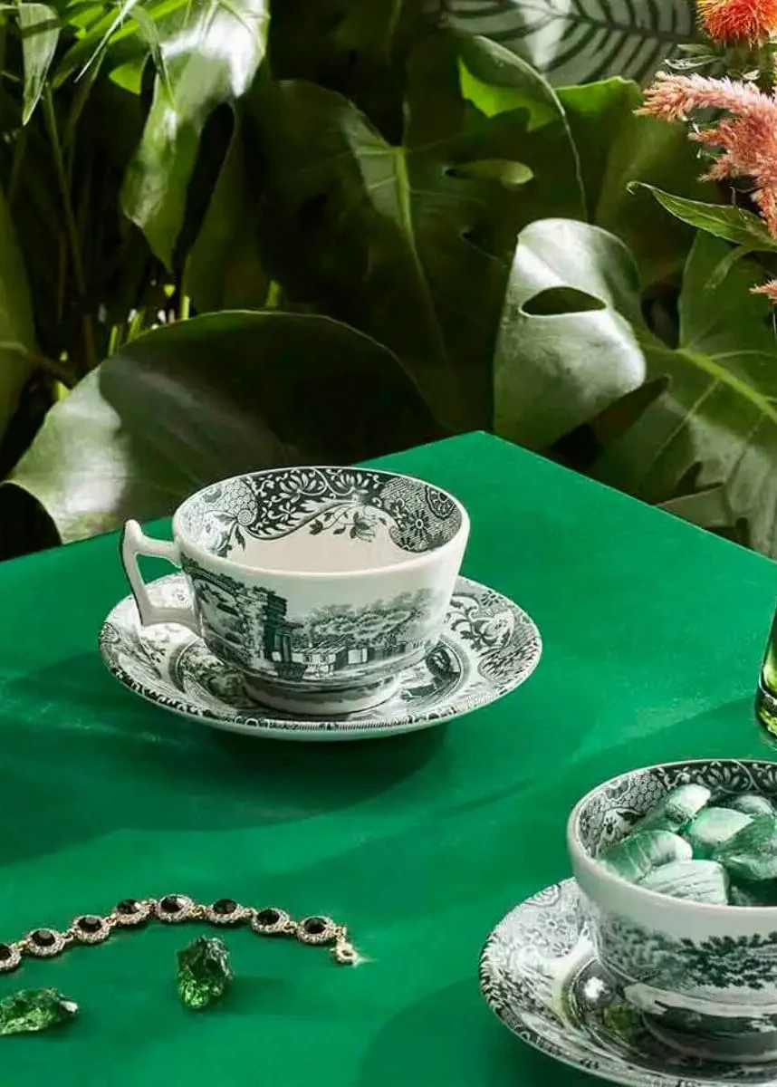 Spode Italian Teacup With Saucer - Thumbnail 3