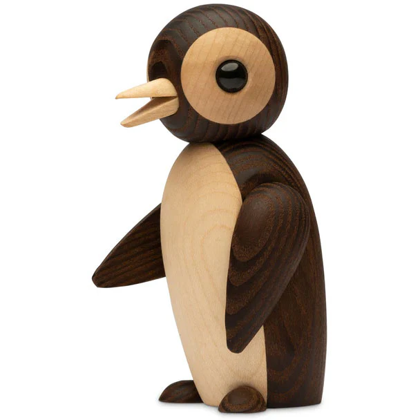 スノーレッツ 木彫り 置物 Frost Wooden Figurine Penguin from Spring Copenhagen | RoyalDesign