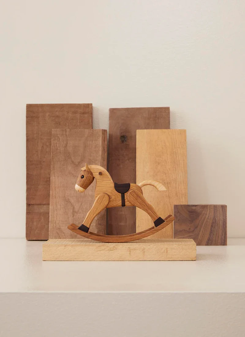 Moover Wooden Rocking Horse ロッキングホース Wooden Rocking Horse - Natural Wood – Moovershop.com