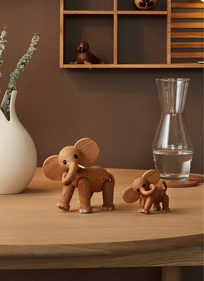 Ella Baby Elephant Wooden Figurine, 9 cm | RoyalDesign