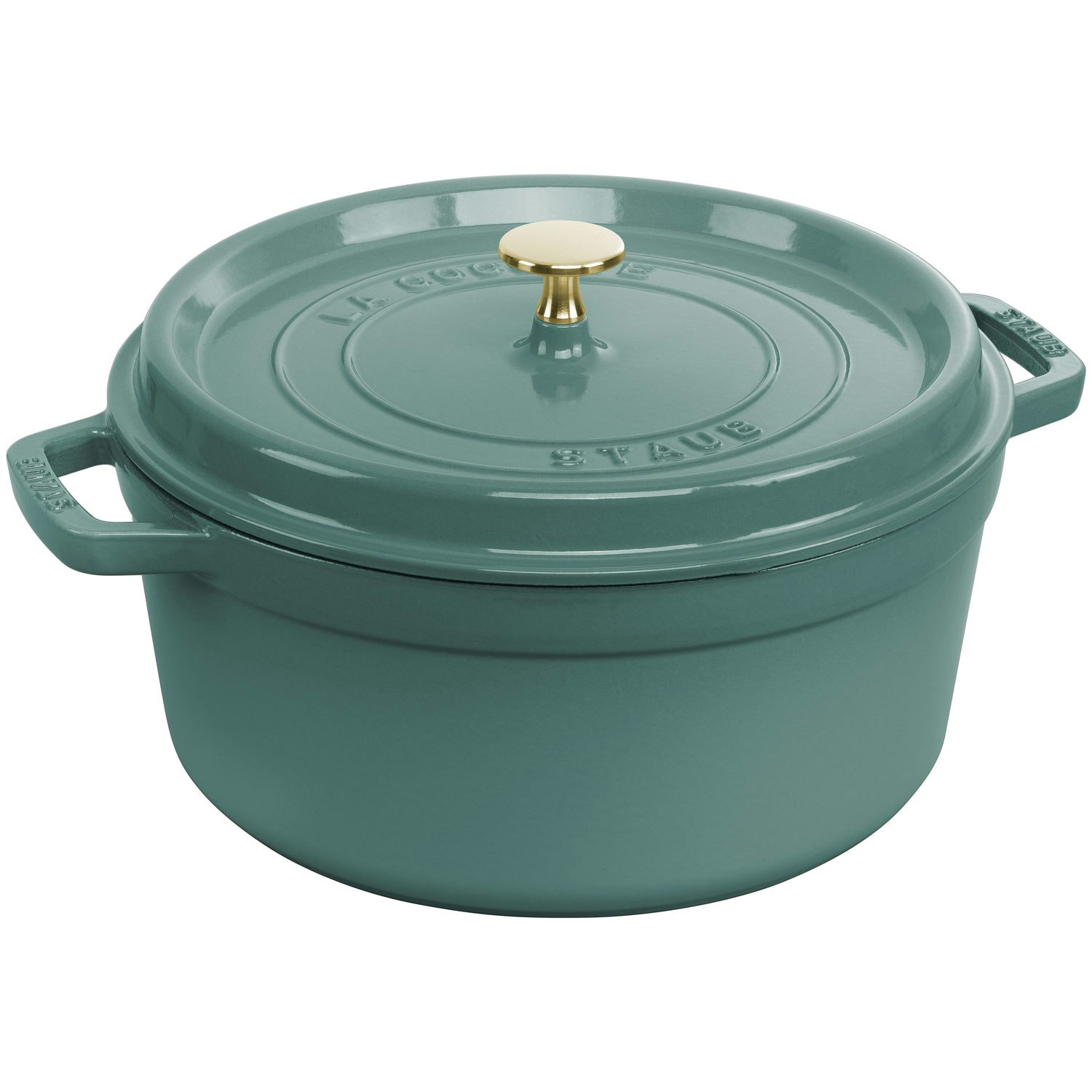 La Cocotte Cast Iron Pot 5,25 L, Eucalyptus from Staub | RoyalDesign