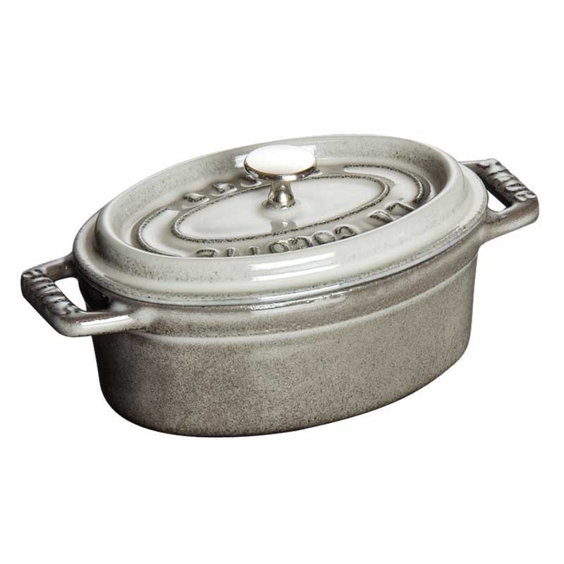 Oval Casserole in Cast Iron 6,7 L, Graphite