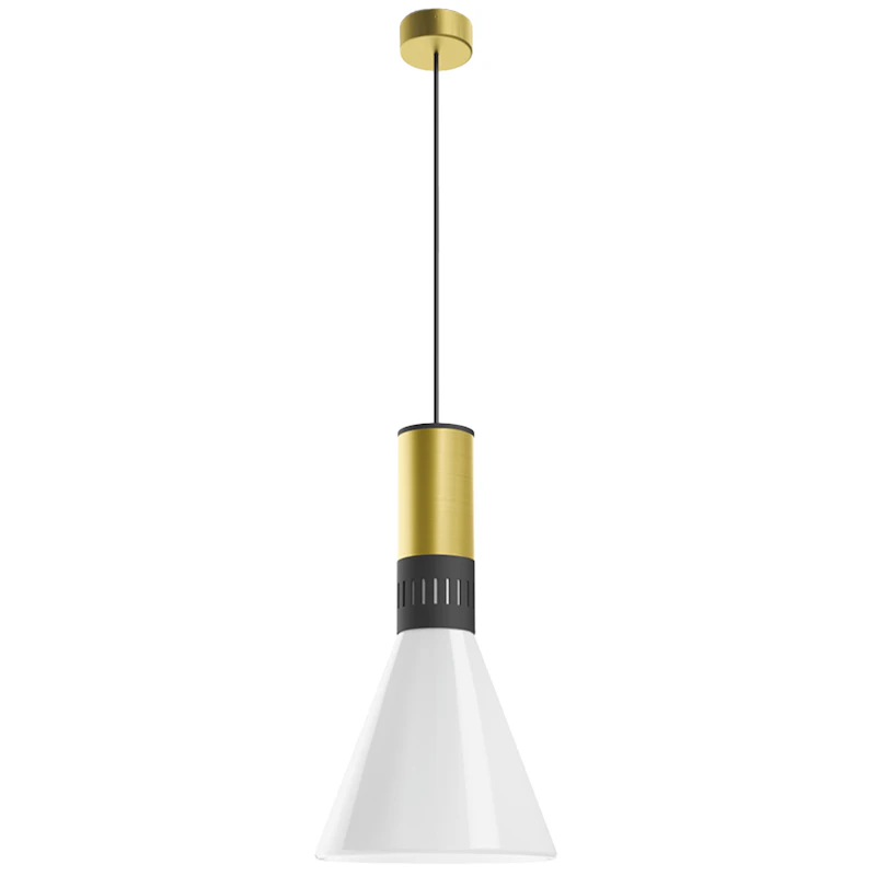 Cono Pendant Ø21, Satin Gold