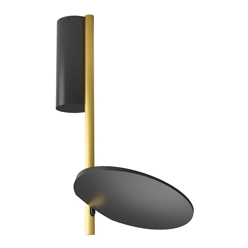 Kimia Ceiling Lamp, Black / Satin Gold