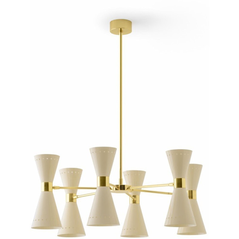 Megafono 6 Pendant, Ivory