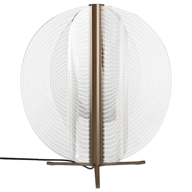 Papylia Table Lamp, Dark Bronze