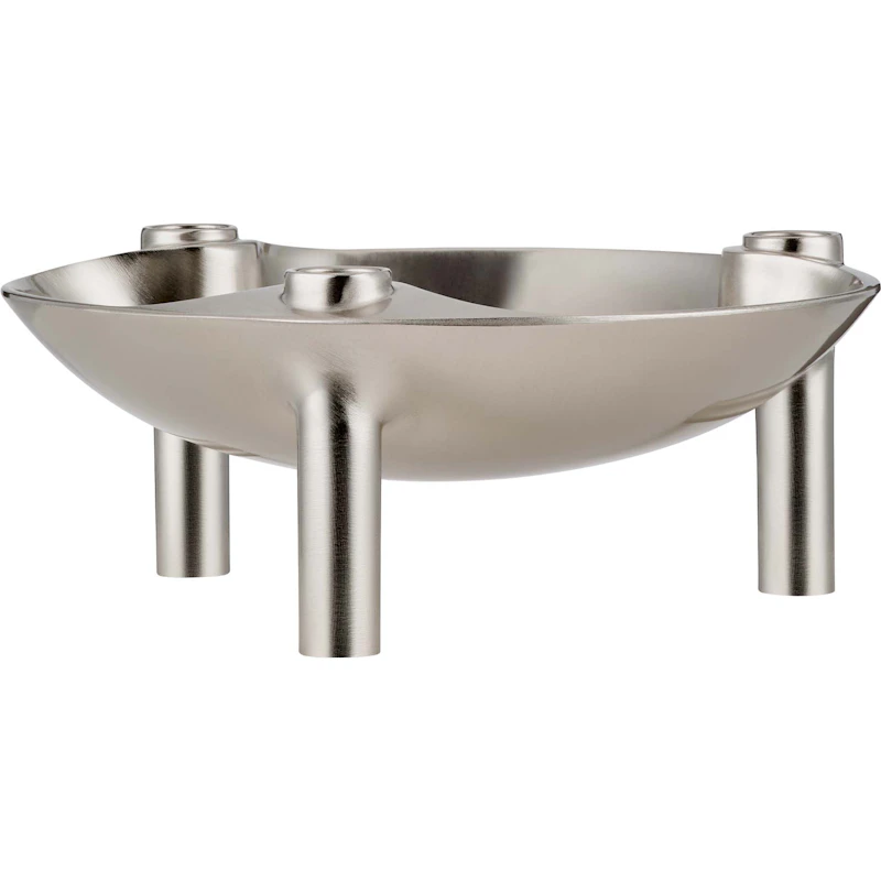 Nagel Bowl, Brushed Chrome