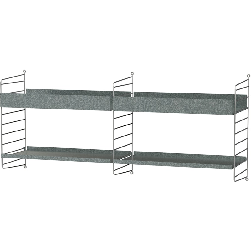 String Outdoor Shelf F, Galvanised Steel