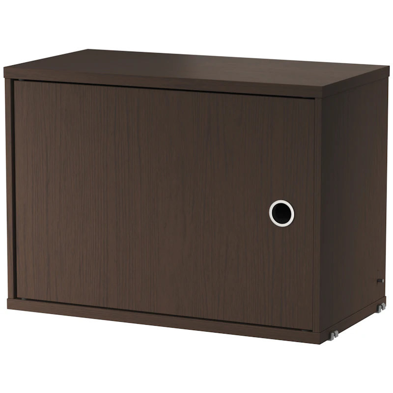 String Cabinet + Door 58x30x42 cm 1-pack, Dark Oak