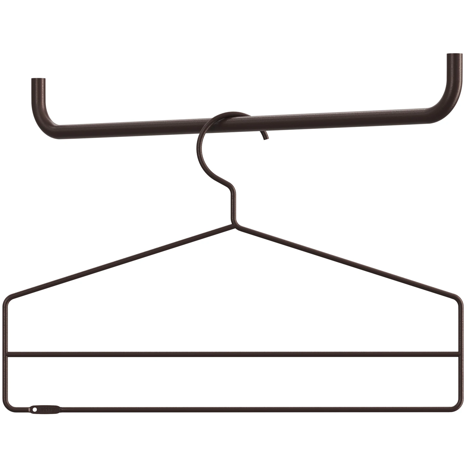 String Hangers 4-pack, Dark Brown from String | RoyalDesign
