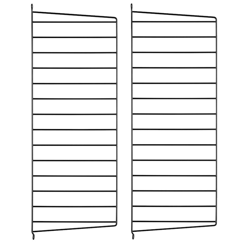 String Panels 30x75 cm 2-pack, Black