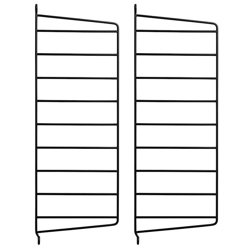 String Panels 20x50 cm 2-pack, Black