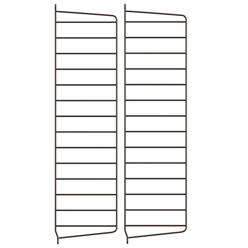 String Panels 20x75 cm 2-pack, Dark Brown