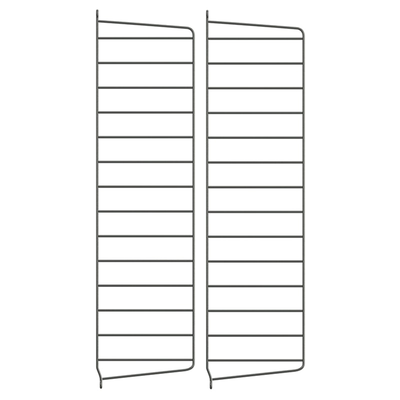 String Panels 20x75 cm 2-pack, Dark Grey